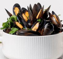 Cooked Whole Mussels